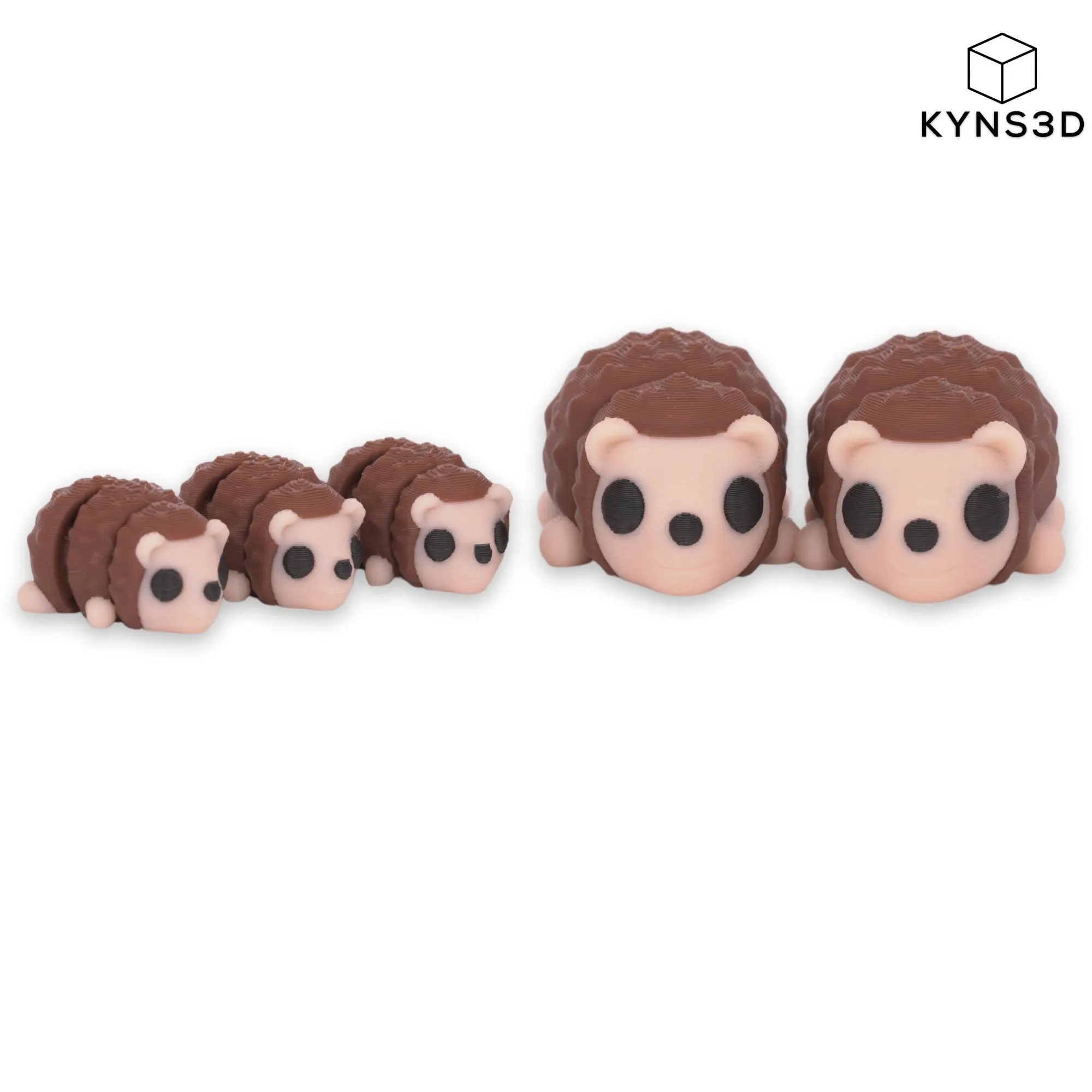 Mini Articulated Baby Hedgehog – 3D Printed Flexi Fidget Toy - Image 4