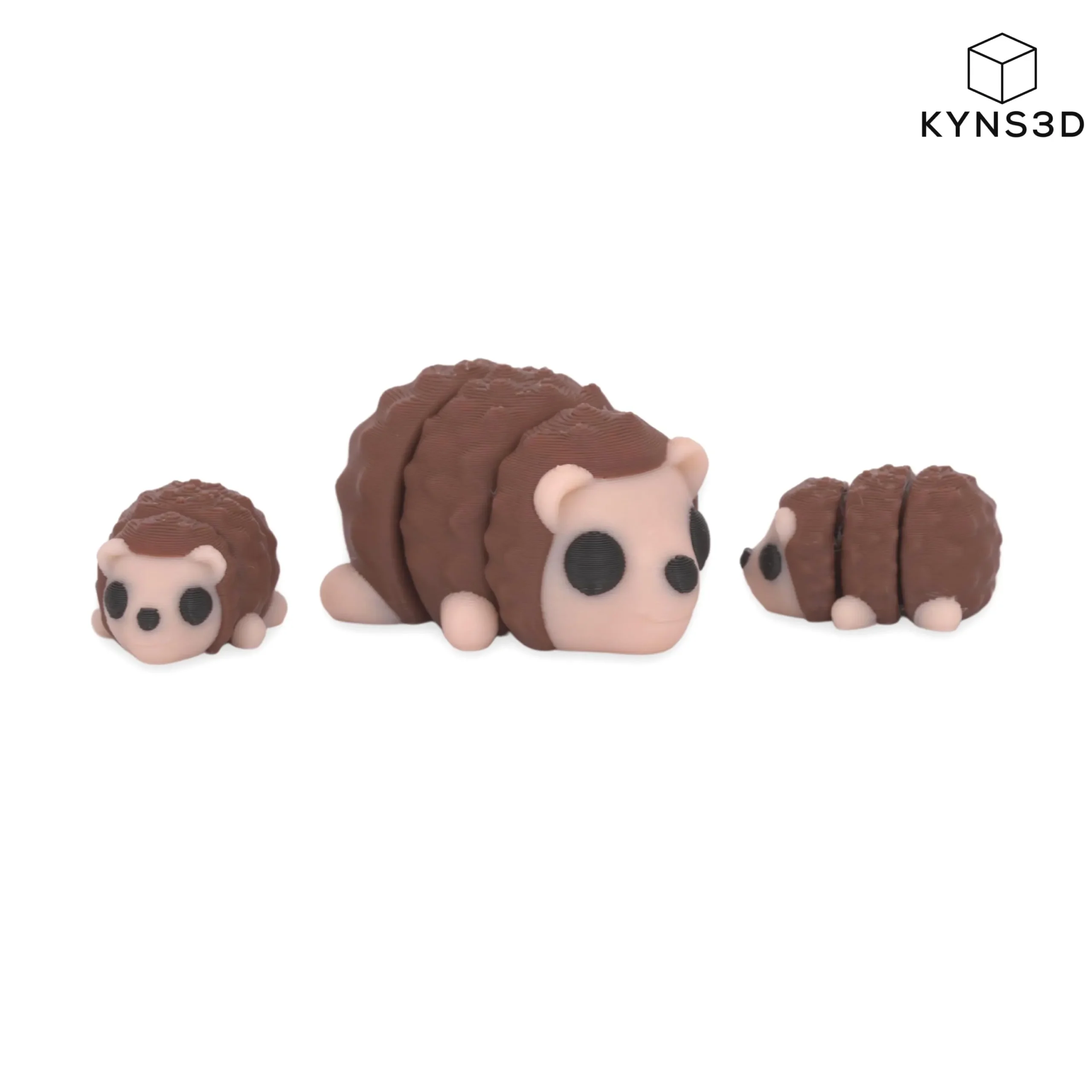 Mini Articulated Baby Hedgehog – 3D Printed Flexi Fidget Toy - Image 3